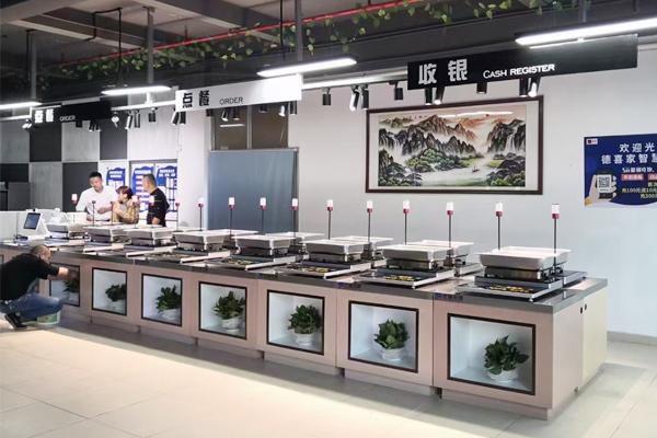 智能餐廳刷臉自助稱重設(shè)備